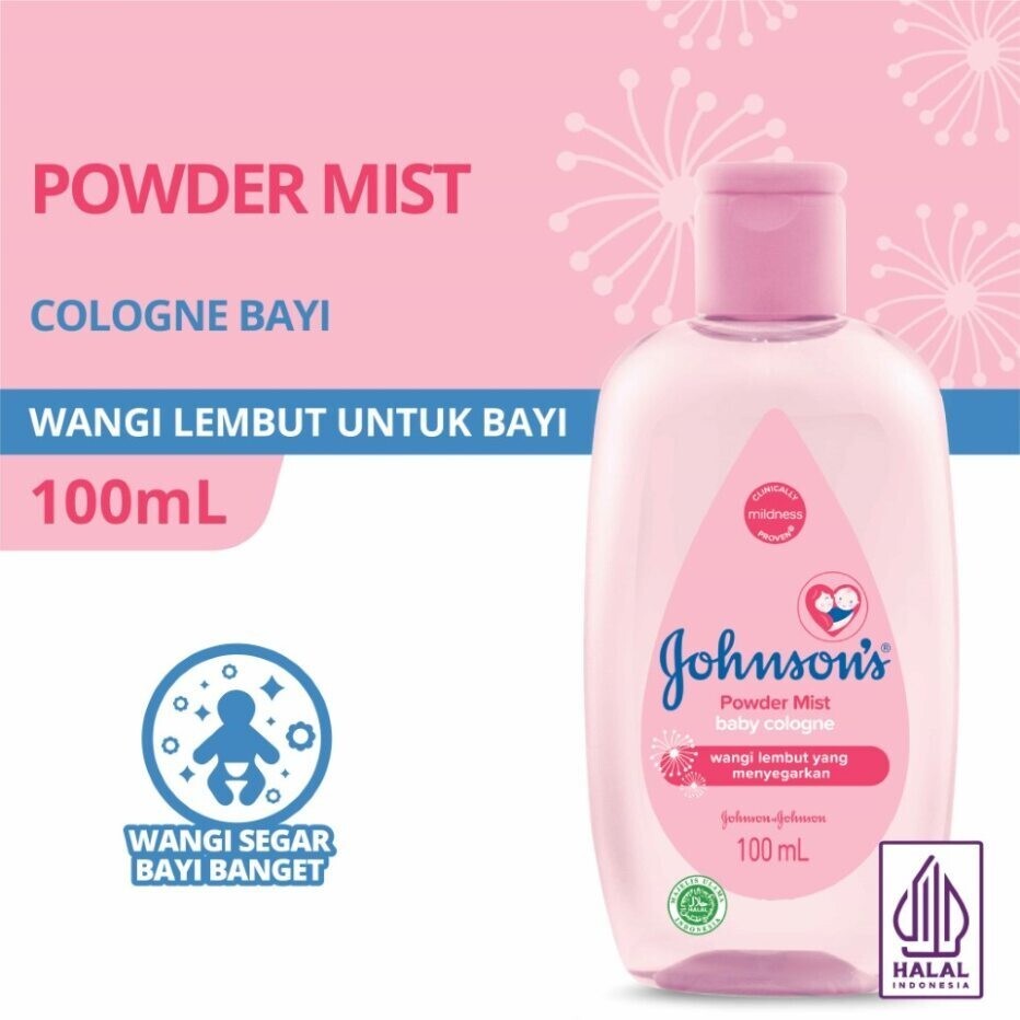 Johnson Johnson Baby Cologne POWDER MIST- 100ml Australia