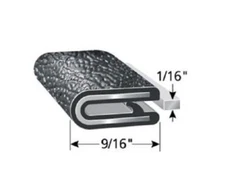 1/16" Black Edge Trim Lok Seal Lock : CAMPER TRAILER, RV, BOATS, HEAVY EQUIPMENT