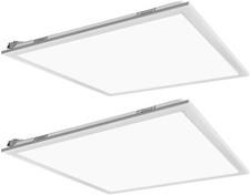 2pack 2x2ft 35w Led Panel Light 4000k 130lmw Dimmable Ul Dlc Certified