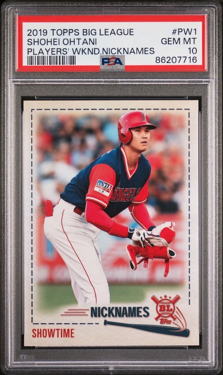 2019 Topps Big League Players Weekend Nicknames Shohei Ohtani