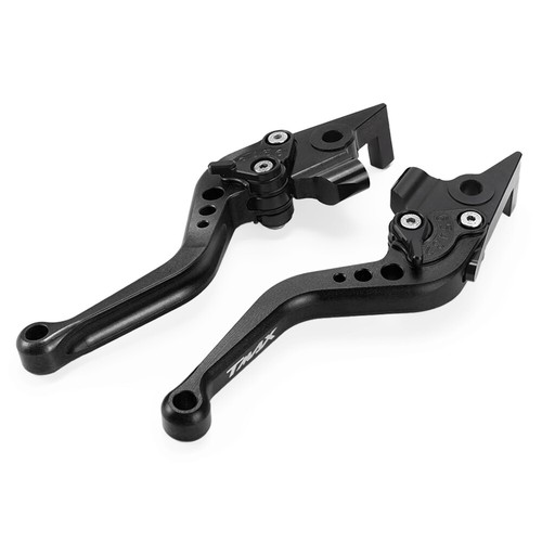 Palancas de freno cortas CNC delanteras traseras para YAMAHA XP 500 530 560 TMAX 530 560 - Imagen 13 de 17