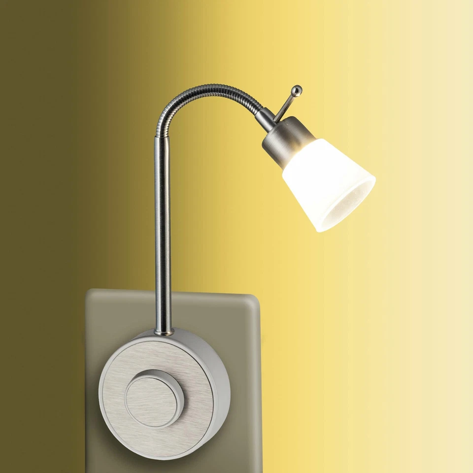 LED Steckdosenlampe dimmbar, Steckerleuchte 2W, flexibel, neue Version SEBSON - Bild 4 von 4