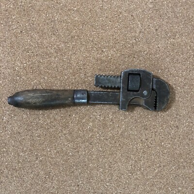 Vintage Original Stillson Walworth Mfg Co 7'' Adjustable Pipe Wrench~USA #8