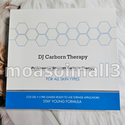 DJ CARBON Therapy CO2 Gel Mask 1Box 5 Gels + 5 Face Sheet | eBay