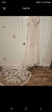 wedding dress, ivory, size 8, brand new never worn