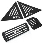 LOT de couvercles triangle + bobine d'allumage + couvercle injecteur noir avec LOGO K75