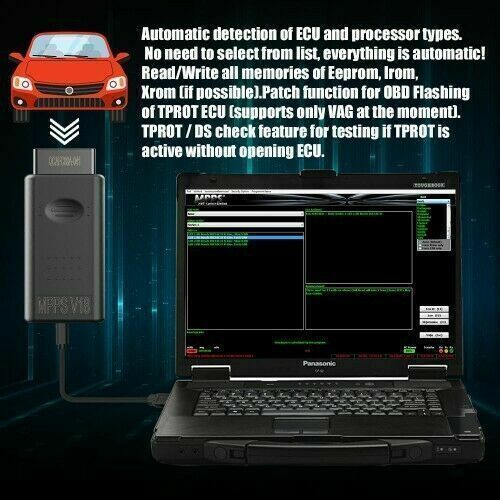 MPPS SMPS V18 para Audi Chevrolet Chrysler Citroen coche ECU Tuning Tool Flasher - Imagen 6 de 8