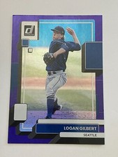 ⚾ 2022 Panini Donruss Baseball Blue Foil Base Card Parallel #198 Logan GILBERT ⚾