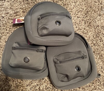 *3 PACK* Boots Barkley Dog Backpack Harness Attachment Gray L/XL Dogs  50-90 lb
