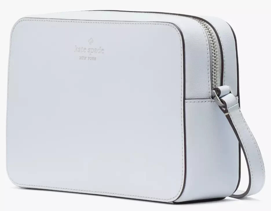 ❣️GWセール❣️kate spade ショルダーバッグ Kate Spade Harper Pale Sapphire Blue Leather Crossbody WKR00062
