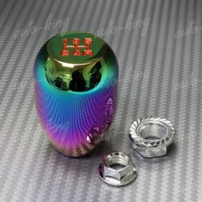 Universal Neo Chrome Aluminum Manual Mt Type-r 5-speed Shifter Shift Knob Universal Neo Chrome Aluminum Manual Mt Type-r 5-speed Shifter Shift Knob