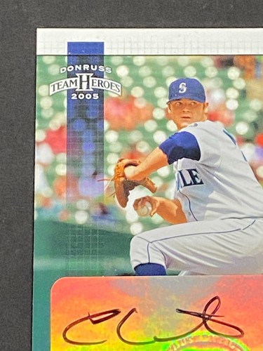 Clint Nageotte 2005 Donruss Team Heroes #282 Auto - Picture 2 of 10
