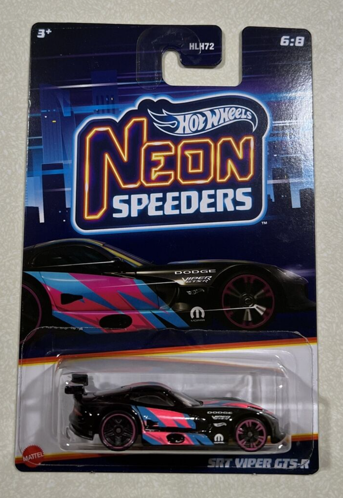 NEW 2023 Hot Wheels Neon Speeders SRT Viper GTS-R. 6/8 VHTF | eBay