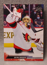 Anton Forsberg, 2022-23 Upper Deck Series 1 Base #128 - Ottawa Senators