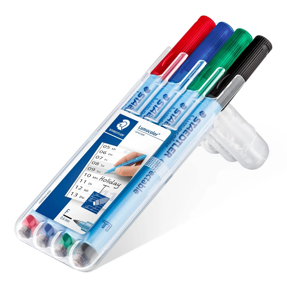 STAEDTLER Folienstift correctable trocken korrigierbar F-Spitze Linienbreite ... - Bild 2 von 4