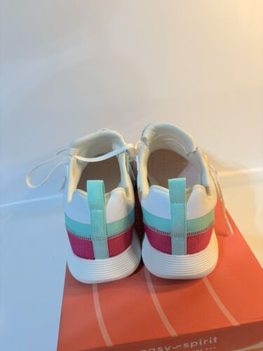 Easy Spirit Walk Run Shoe White Multi Leather 10 W 79934868 GU4 ROMY Tie Dye - Picture 4 of 5