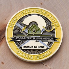 2nd Recruit Training Battalion Parris Island Challenge Coin
