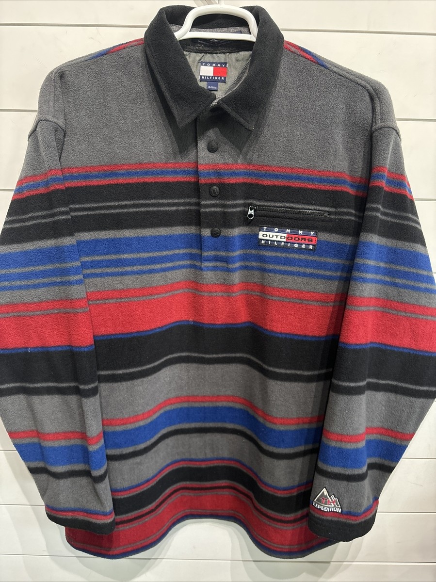 VTG Tommy Hilfiger Outdoors Expedition Fleece Synchilla Snap VTG Tommy Hilfiger Outdoors Expedition Fleece Synchilla Snap