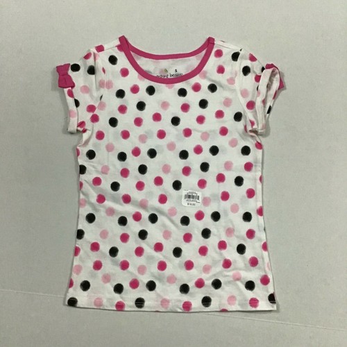 Jumping Beans NWT Girl Size 5 Outfit 3 Piece Set Capri Leggings Shorts Top Dots - Picture 2 of 7