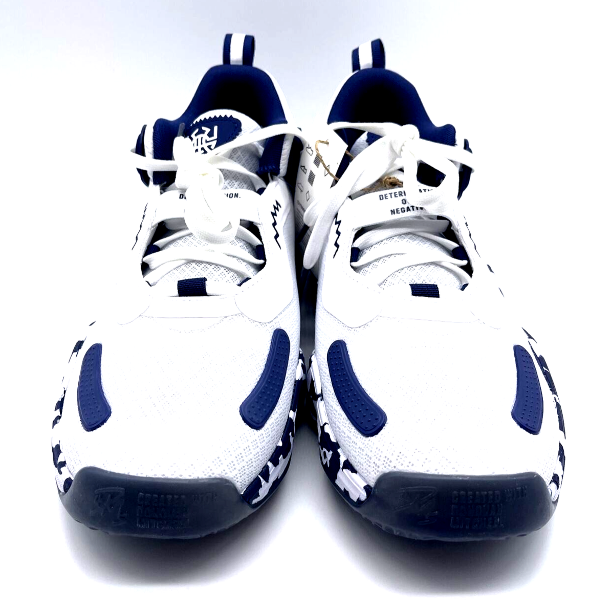 Size 10 - Adidas D.O.N. Issue #3 White Collegiate Navy for sale