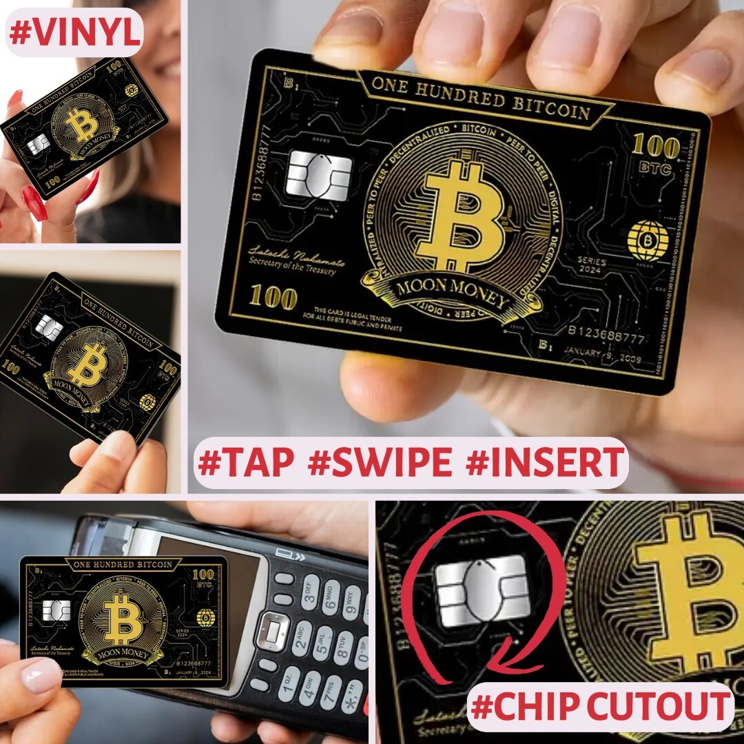 BTC Bitcoin Crypto | Credit Debit Bank Card Sticker Skin | Vinyl | Decal |  Cover | eBay UK