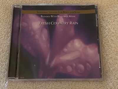 CD - SOOTHING SOUNDS FOR BODY & SOUL - Fresh Country Rain - Used - Guaranteed