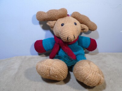 DAN DEE COLLECTORS CHOICE CHRISTMAS REINDEER BEAN BAG 10  STUFFED PLUSH (XML47)