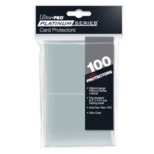 (100-Pack) Ultra Pro Platinum Series Card Protectors - Extra Heavy Duty Sleeves