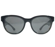 Burberry Sunglasses B4432-U 4121/87 Polished Black Frames with Dark Grey Lenses