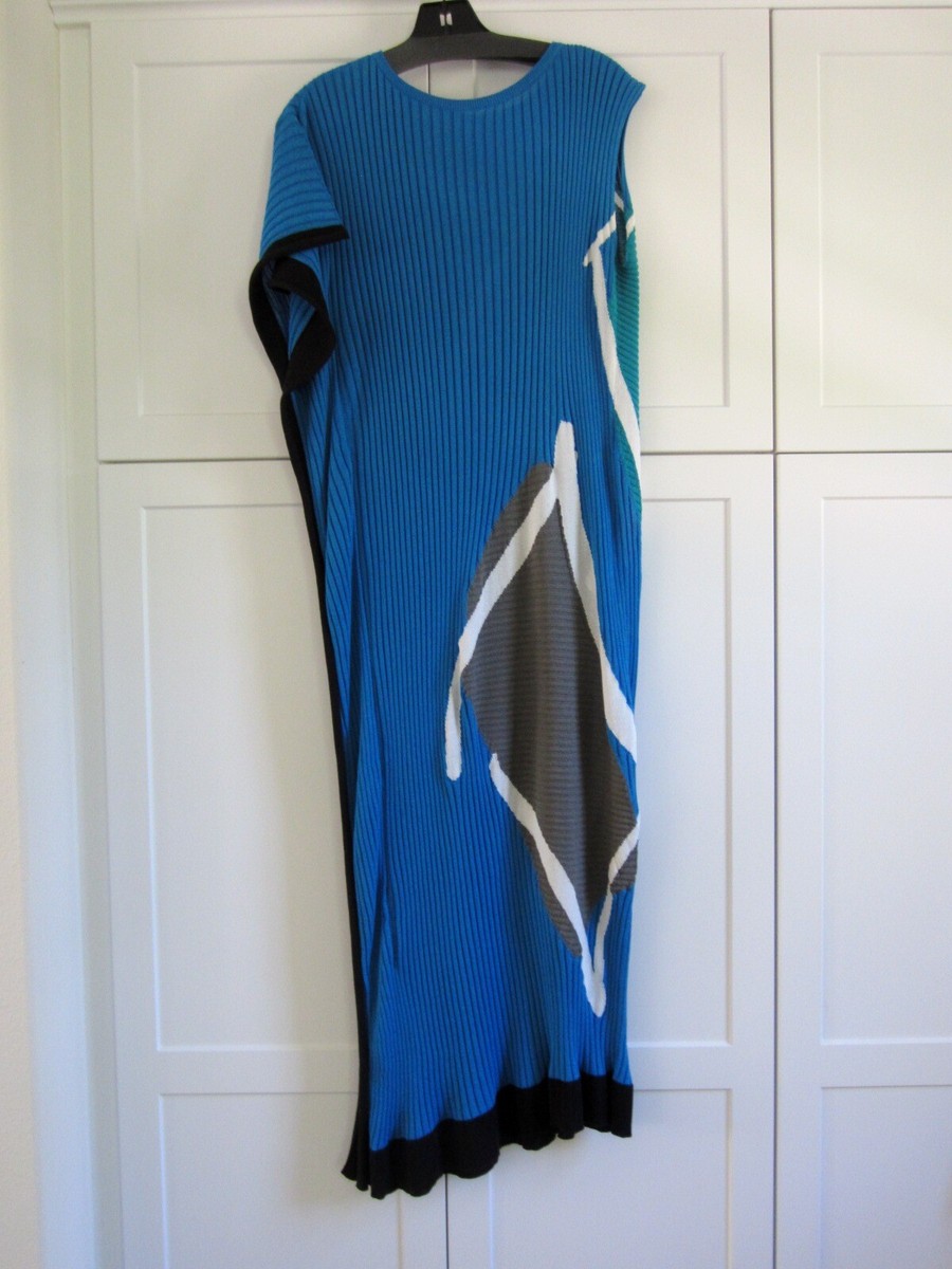 PLEATS PLEASE ISSEY MIYAKE｜DRESSES (PP36 JT461-68) $1000 Issey Miyake NEW Spongy Plissé Pleats Effect Knit