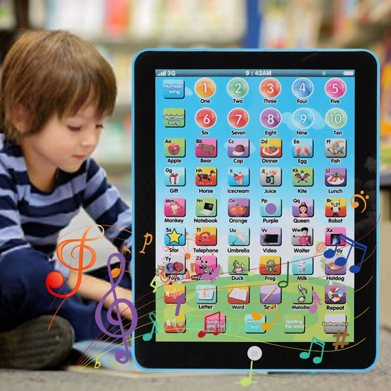 Tablet táctil para niños juguete para 2 - 8 niños tableta de aprendizaje juguete - Picture 3 of 14