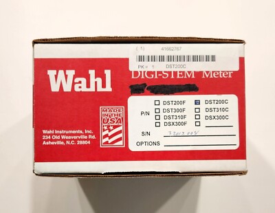 Wahl DST200C Digi-Stem Meter Thermometer reads to 200° C - NEW in Box ...
