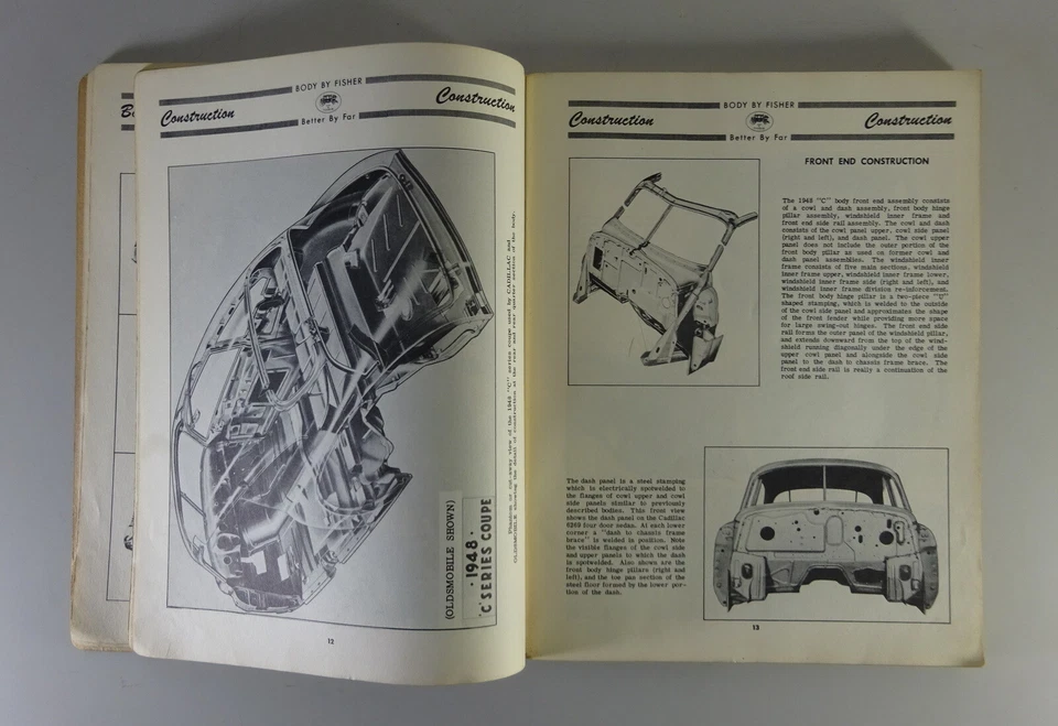Manual de Taller Fisher Cuerpo C Carrocería Oldsmobile + Cadillac '1948 - Imagen 4 de 4