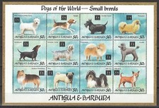 Antigua u. Barbuda, Hunde, postfr., 1994, MiNr 1953-1964 Klbg.
