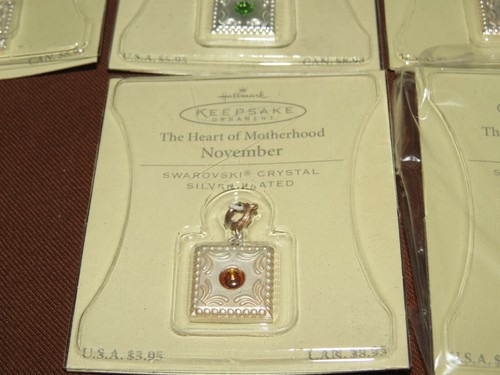 NUEVO Hallmark Guardabosques Plateado PIEDRA DE NACIMIENTO Dije Colgante SWAROVSKI Cristal - Imagen 5 de 6