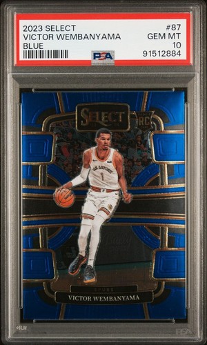PSA 10 Panini Select Victor Wembanyama 2023-24 Blue Concourse RC #87 🔥
