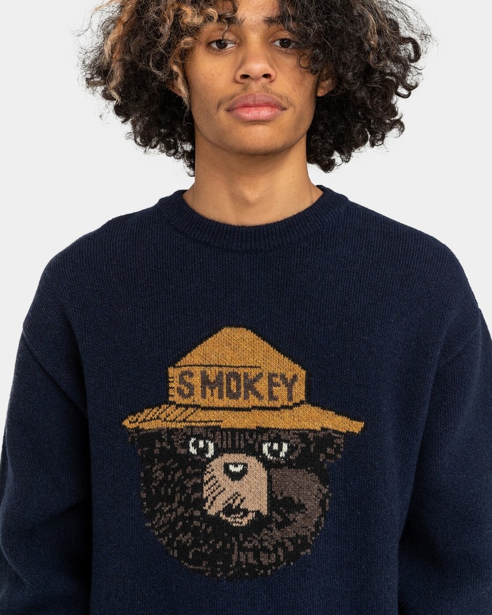 Element x Smokey Bear Strick Pullover (dunkelblau)