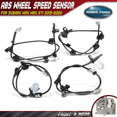 4Pcs Front and Rear Side ABS Wheel Speed Sensor for Subaru WRX WRX STI 2015-2020
