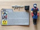 GI JOE Vipers v1 / 1986 / 100% complete / file card / ARAH / Hasbro / Hong Kong