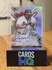 2022 TOPPS FINEST ATLANTA AUTO ANDRUW JONES #FA-AJO (BS5)
