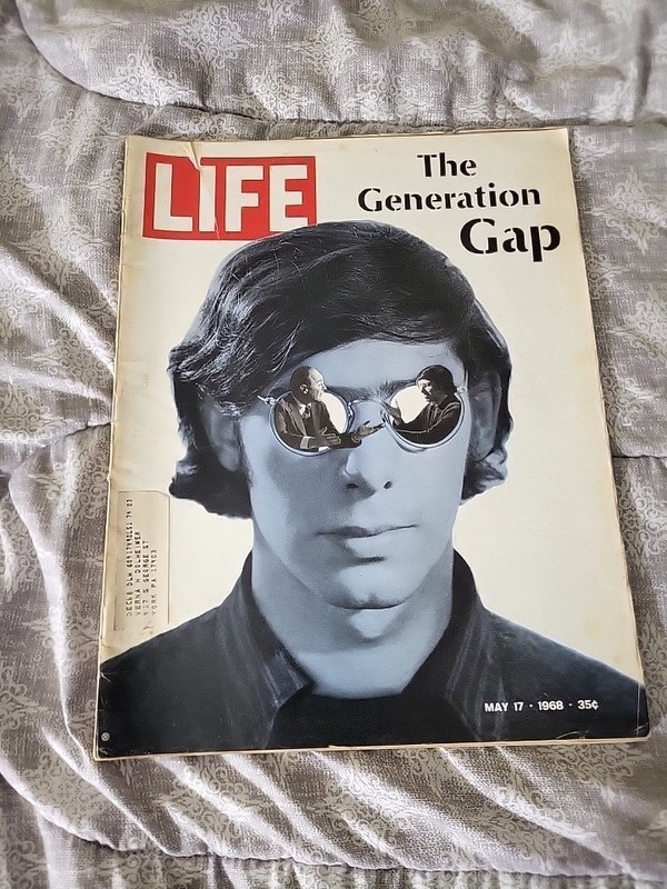 Vintage Life Magazine May 17, 1968: Feature Article on the Generation Gap 