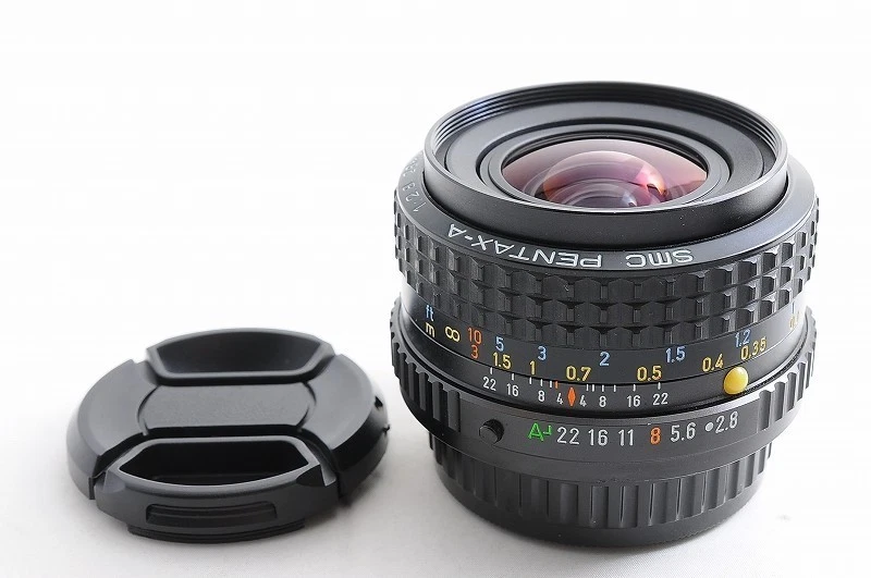 Lente gran angular Pentax Pentax-A SMC 28mm F2.8 MF para montaje K casi... - Imagen 2 de 4