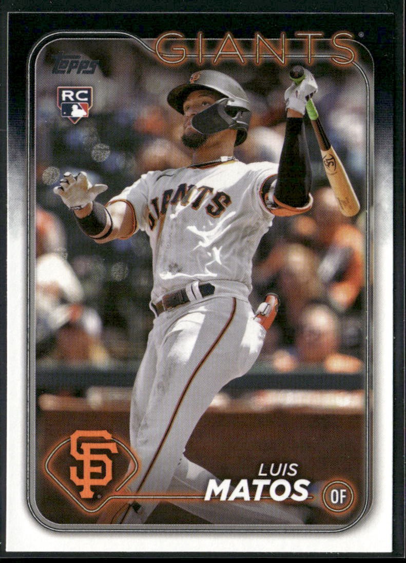 2024 Topps #28 Luis Matos Rookie A686 San Francisco Giants