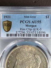 AU 55 Graded 1921 Year Morgan US Dollars (1878-1921) for sale | eBay