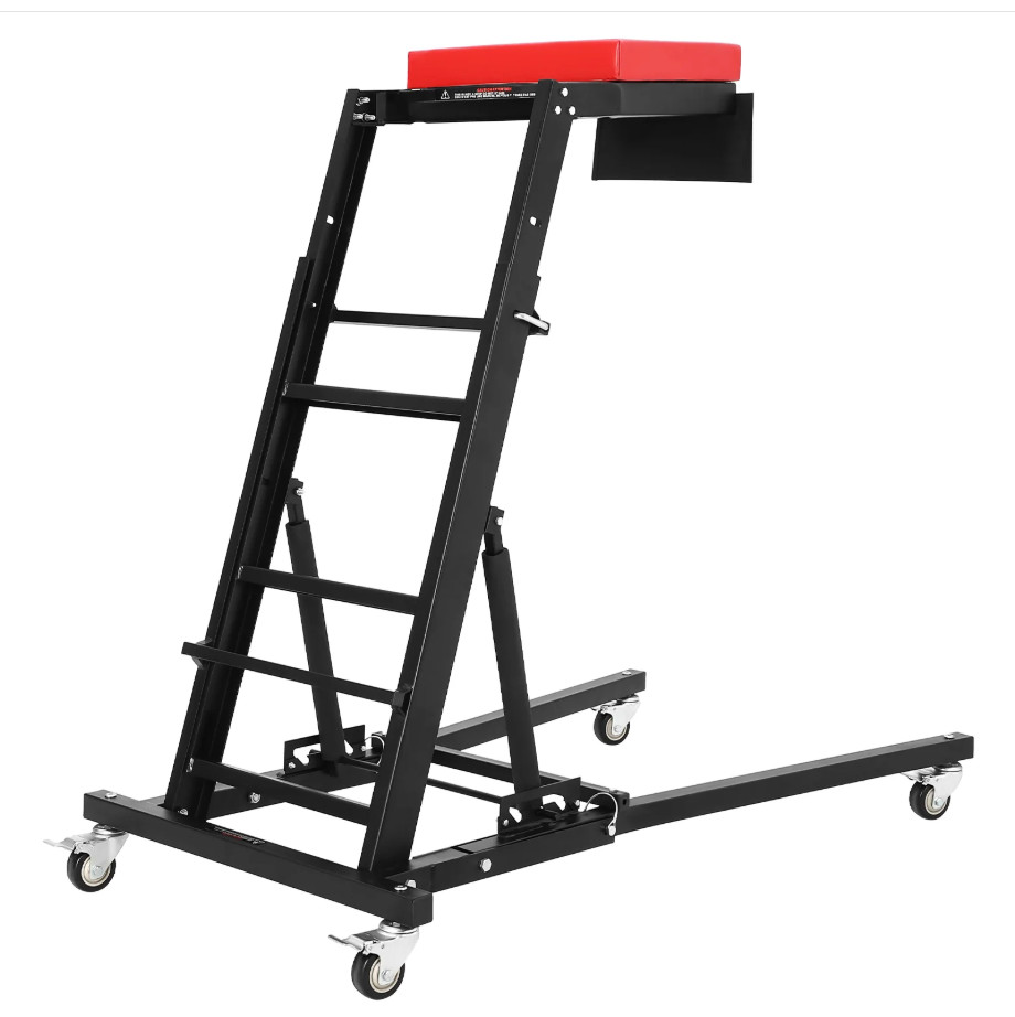 Garvee Foldable Topside Automotive Creeper 53-70in Adjustable 400lb Capacity