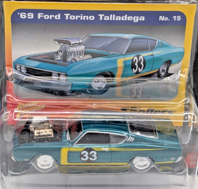 Johnny Lightning Street Freaks The Spoilers 1969 Ford Torino Talladega No.15 NIB