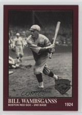 1994 The Sporting News Conlon Collection Burgundy Bill Wambsganss #1129 v5j