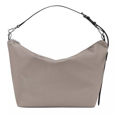 Longchamp Le Slouch T Medium Nylon Hobo Shoulder Bag Pouch ~NWT~ Turtledove