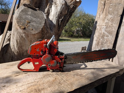 #ad Vintage Original Homelite Super Wiz 66 Chainsaw W Bar amp; Chain $302.99