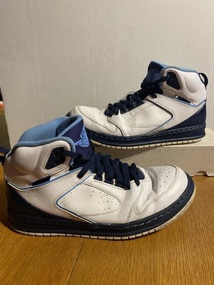 Jordan Sixty Club Men s Size 11 White Blue UNC Basketball Sneakers Retro